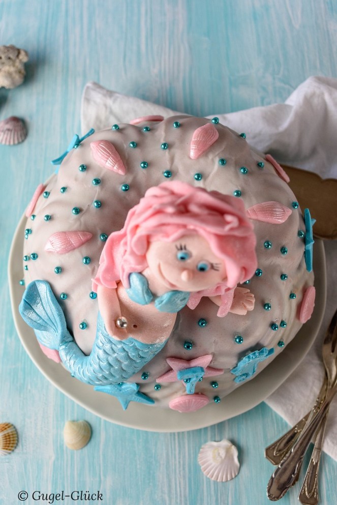 Regenbogenkuchen mit Meerjungfrau 09 Ss